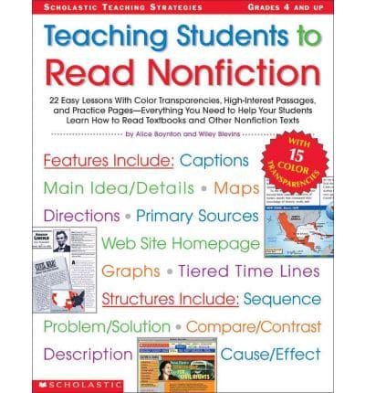 Teaching Students to Read Nonfiction: Grades 4 and Up