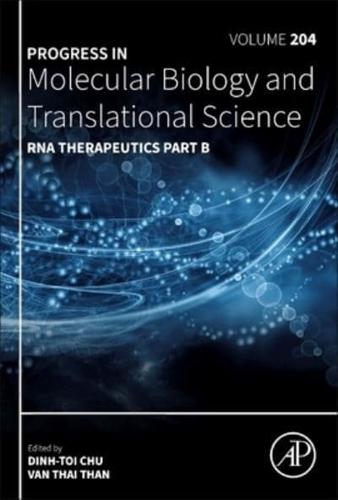 RNA Therapeutics Part B. Volume 204