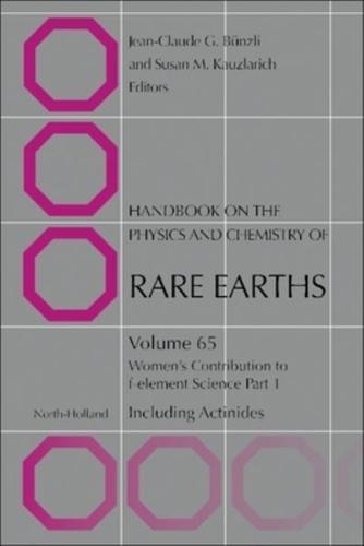 Women's Contribution to F-Element Science