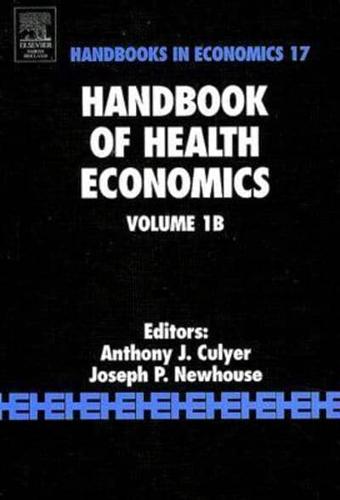 Handbook of Health Economics