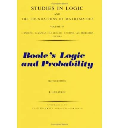 Boole's Logic and Probability