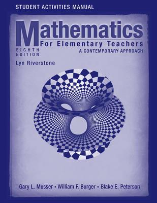 Mathematics for Elementary Teachers. Student Activity Manual