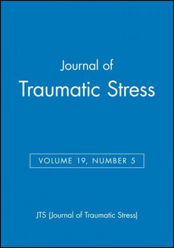 Journal of Traumatic Stress, Volume 19, Number 5