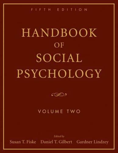 The Handbook of Social Psychology. Volume 2