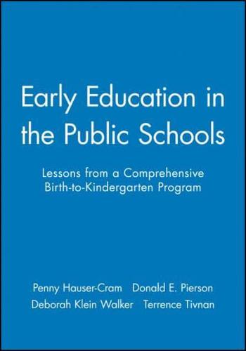 Early Education in the Public Schools