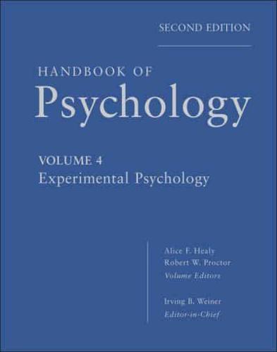 Handbook of Psychology. Experimental Psychology