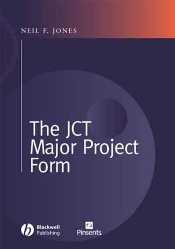 The JCT Major Projects Form