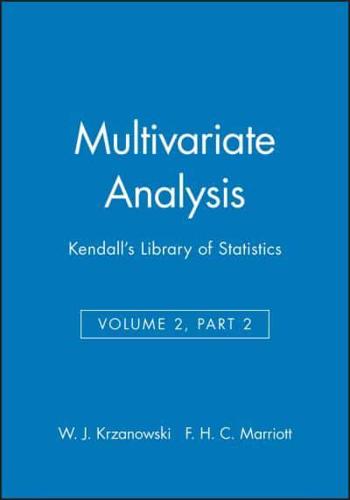 Multivariate Analysis, Volume 2, Part 2