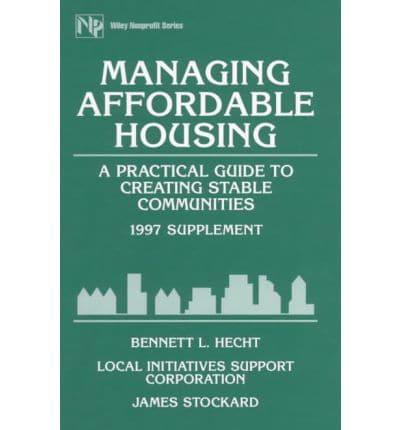 Managing Affordable Housing ... Supplement