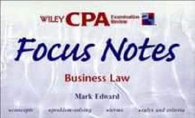 Wiley CPA Examination Review. Focus Notes