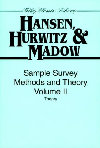 Sample Survey Methods and Theory
