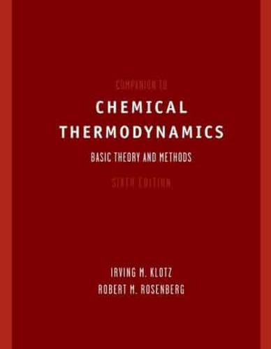 Companion for Chemical Thermodynamics
