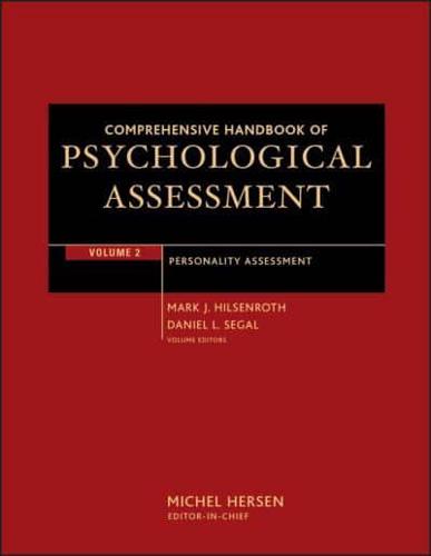Comprehensive Handbook of Psychological Assessment. Volume 2 Personality Assessment
