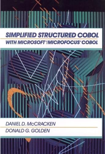 Simplified Structured Cobol With Microsoft/microfocus COBOL