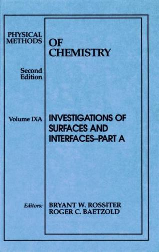 Physical Methods of Chemistry
