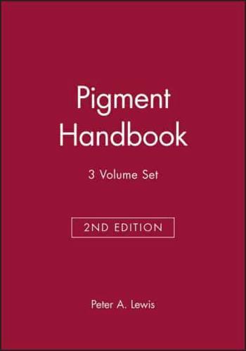 Pigment Handbook, 3 Volume Set