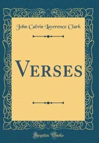 Verses (Classic Reprint)