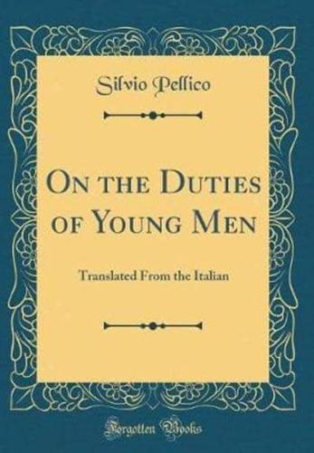 On the Duties of Young Men