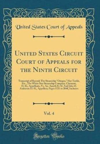 United States Circuit Court of Appeals for the Ninth Circuit, Vol. 4