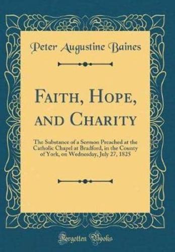 Faith, Hope, and Charity