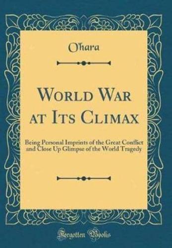 World War at Its Climax
