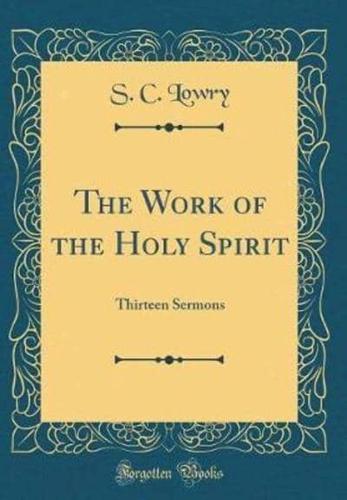 The Work of the Holy Spirit