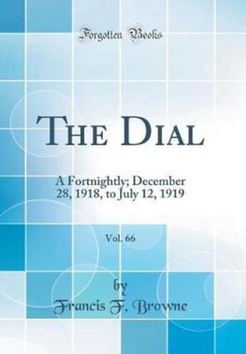 The Dial, Vol. 66