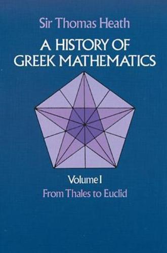 A History of Greek Mathematics