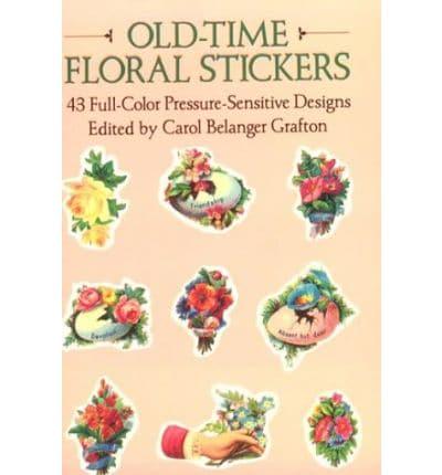 Old-Time Floral Stickers