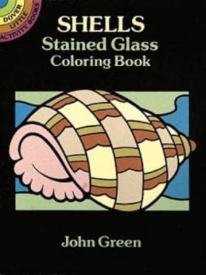 Shells Stained Glass Colouring Book