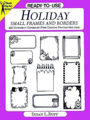 Ready-to-Use Holiday Small Frames and Borders