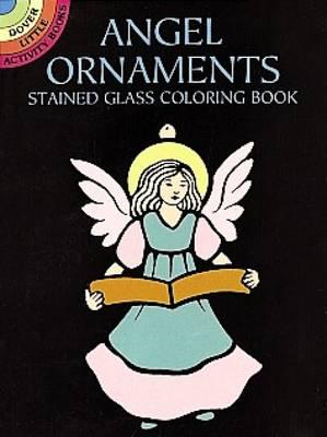 Angel Ornaments Stained Glass Colouring Book