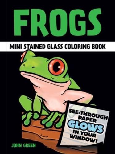 Frogs Stained Glass Coloring Book