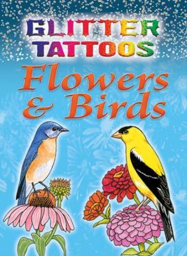Glitter Tattoos Flowers & Birds
