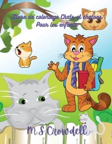 Livre De Coloriage Chats Et Chatons Pour Enfants
