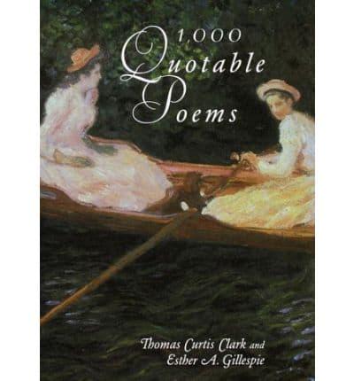 1000 Quotable Poems