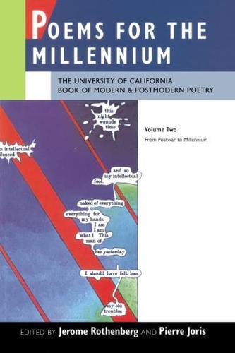 Poems for the Millennium Vol. 2 From Postwar to Millennium