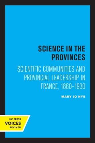 Science in the Provinces