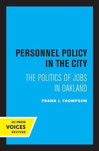 Personnel Policy in the City