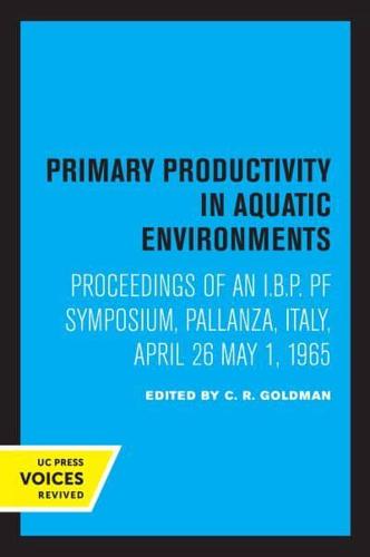 Primary Productivity in Aquatic Environments