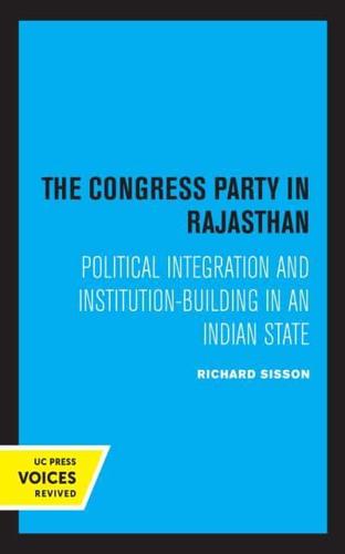 The Congress Party in Rajasthan