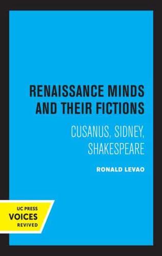 Renaissance Minds and Their Fictions