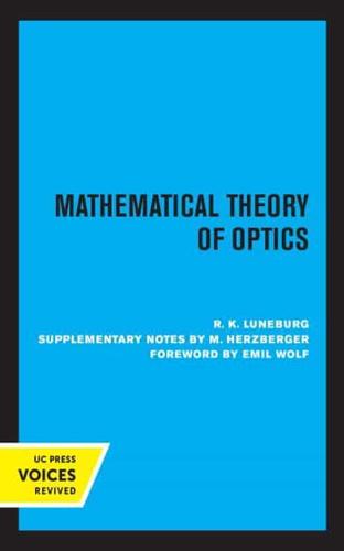 Mathematical Theory of Optics