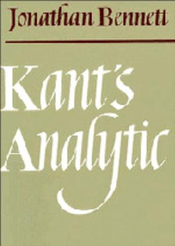 Kant's Analytic