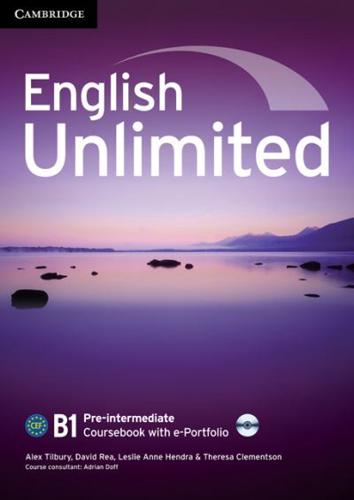 English Unlimited Pre-Intermediate Coursebook With E-Portfolio CD-ROM and Workbook With Answers and DVD-ROM Pack Italian Edition