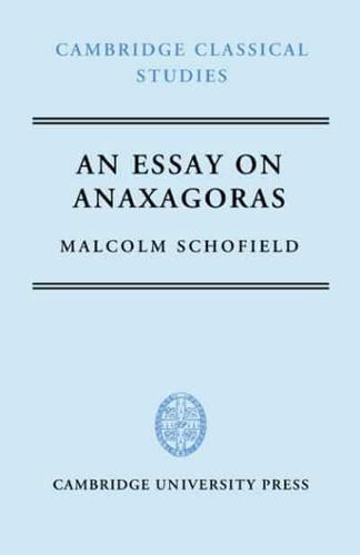 An Essay on Anaxagoras