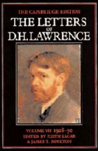 The Letters of D. H. Lawrence. Vol.7 November 1928-February 1930