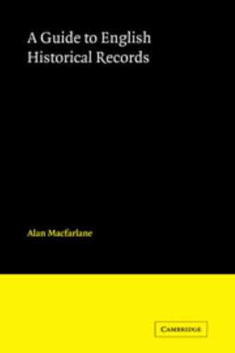 A Guide to English Records