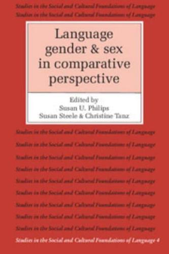 Language, Gender, and Sex in Comparative Perspective