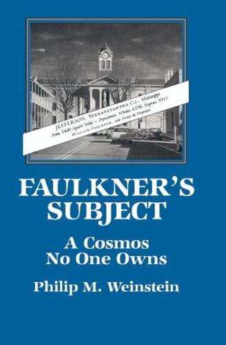 Faulkner's Subject